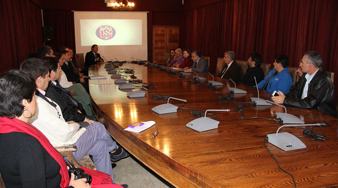 Representantes en las dependencias de la ULS